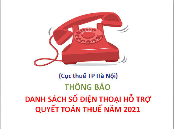 Hotline Cuc Thue Tp Ha Noi Qtt 2021