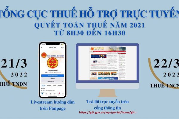 Tổng cục thuế hướng dẫn quyết toán thuế 2021