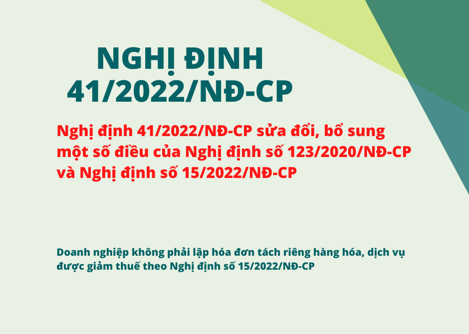 Nghi Dinh 41 2022 Nd Cp