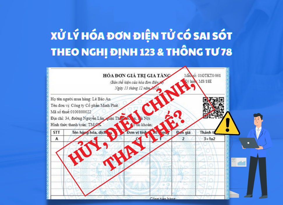 Xu Ly Hoa Don Dien Tu Co Sai Sot Nd123 Tt78